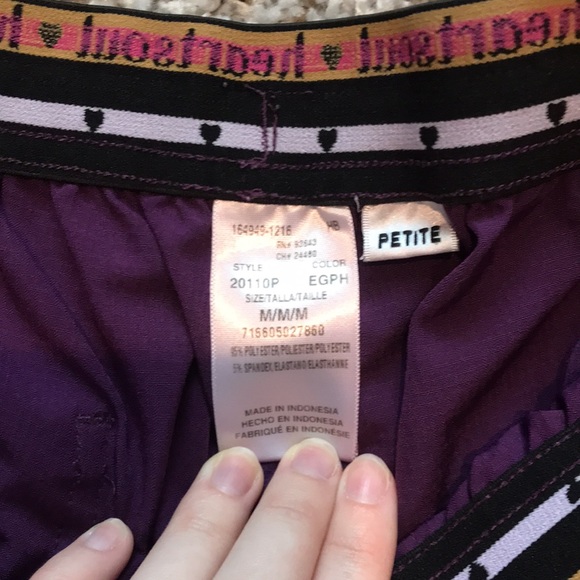 Heartsoul Eggplant Scrub Set S/MP - Picture 5 of 5